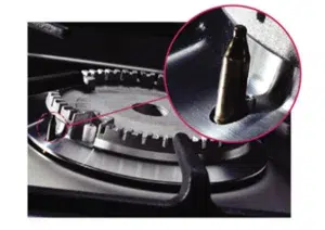 LG Gas Cooker 60x60 Silver Free standing burner with Oven - FA211RMA - Image 4