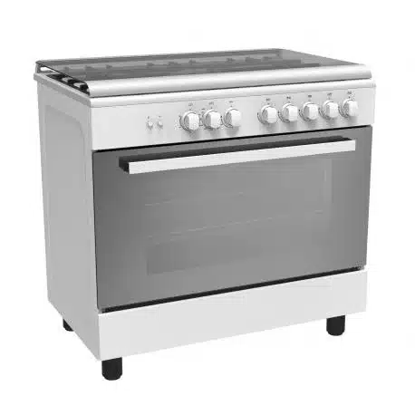 Midea Gas cooker with 5 burner 80X60CM 30AMG5G027-SILVER