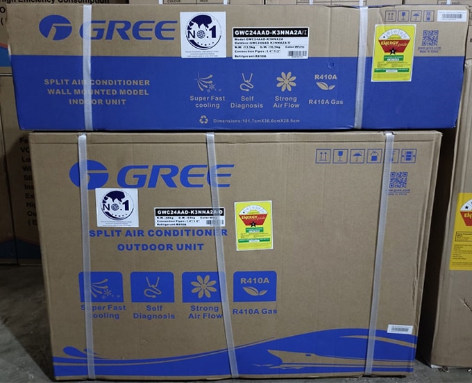 Gree 2.5HP AC R410 Gas BTU24000 Outdoor and indoor Unit