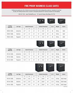 FireKing KY0913-1GRCL Business Class 1-Hour Rated Fire Safe Combination Dial Lock, MagPROOF Anti-Magnet Tamperproof, Water Resistant, 14" Height, 18.5" Wide, 19" Length, Metal, Black - Image 2