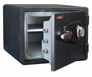 FireKing KY0913-1GRCL Business Class 1-Hour Rated Fire Safe Combination Dial Lock, MagPROOF Anti-Magnet Tamperproof, Water Resistant, 14" Height, 18.5" Wide, 19" Length, Metal, Black - Image 4