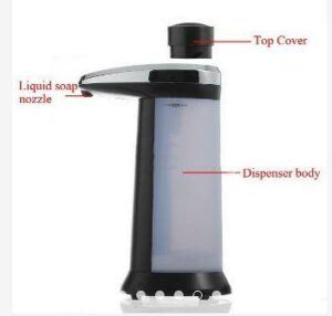 100% Brand New And High Quality Soap Dispenser Hand Sanitizer Automatic Soap Magic Hands-Free Sensor For Bathroom or hand wash station - Image 2