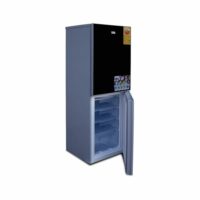 Pearl 229Ltr  Double Door Refrigerator – Black Glass PF-350BG - Image 2