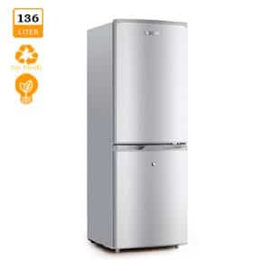 Bruhm 136 Liter fridge with bottom freezer BRD-136CMDS