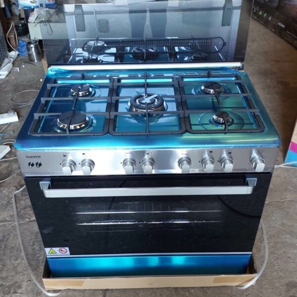 Innova 5 burner gas cooker with oven and grill