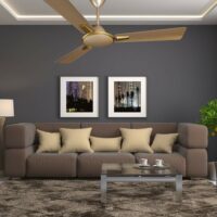 Crompton Aura Antidust 56 inch Ceiling Fan (Butter Scotch / Cocoa Gold / Dusty Brown / Himalayagrey/ Titanium ) - Image 3