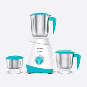Havells Aspro 600W 3 in 1 Mixer Grinder-Blender - White Light Blue