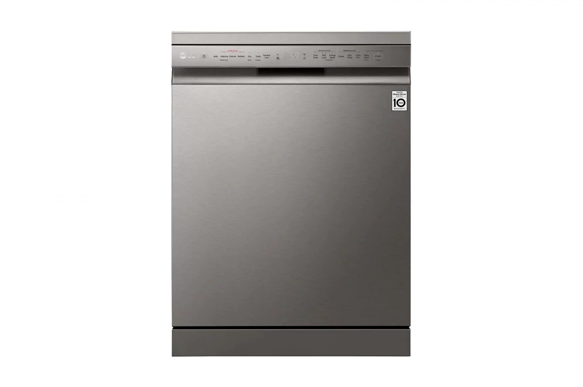 LG QuadWash DFB425FP Steam Dishwasher - Platinum Silver3 (1)