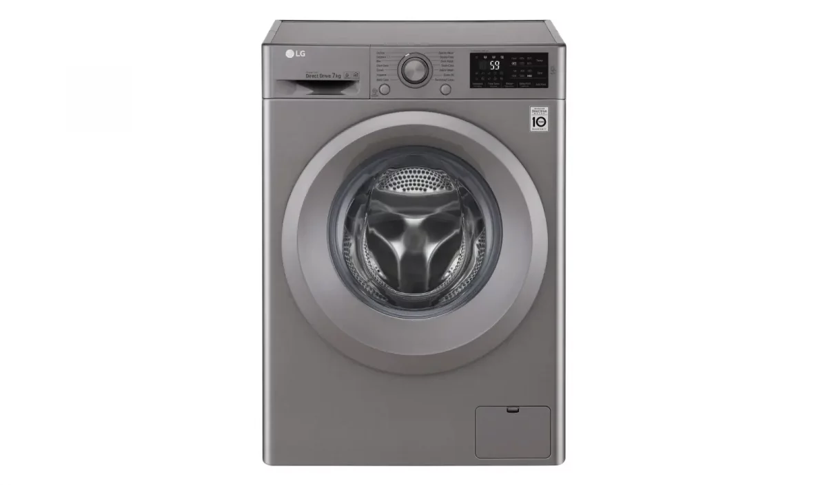 LG Inverter Direct Drive Motor Fully Automatic Front Load Washing Machine - 7kg (F4J5QNP7S) (1)