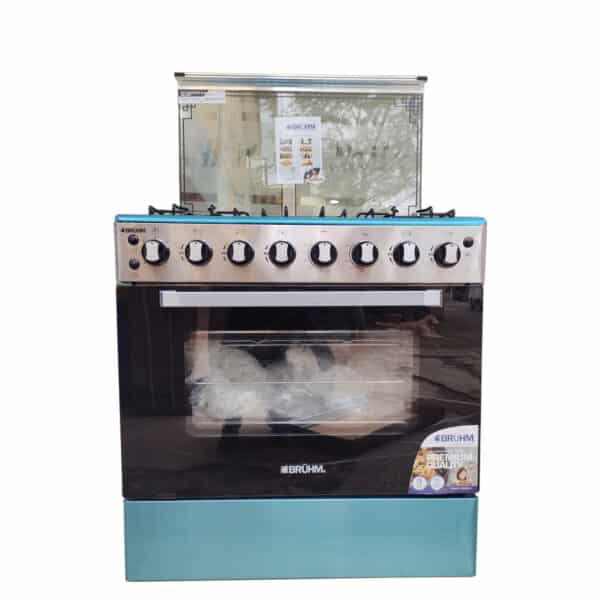 Bruhm 5 Burner Gas Cooker with oven and Grill (80x60)
