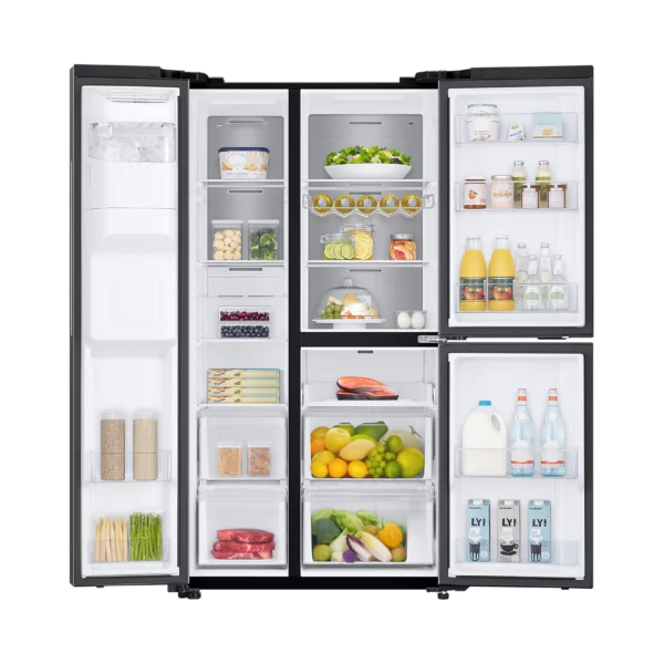 Samsung 600Litres Side-by-side 3 Doors Refrigerator RS65R5691B4/GH