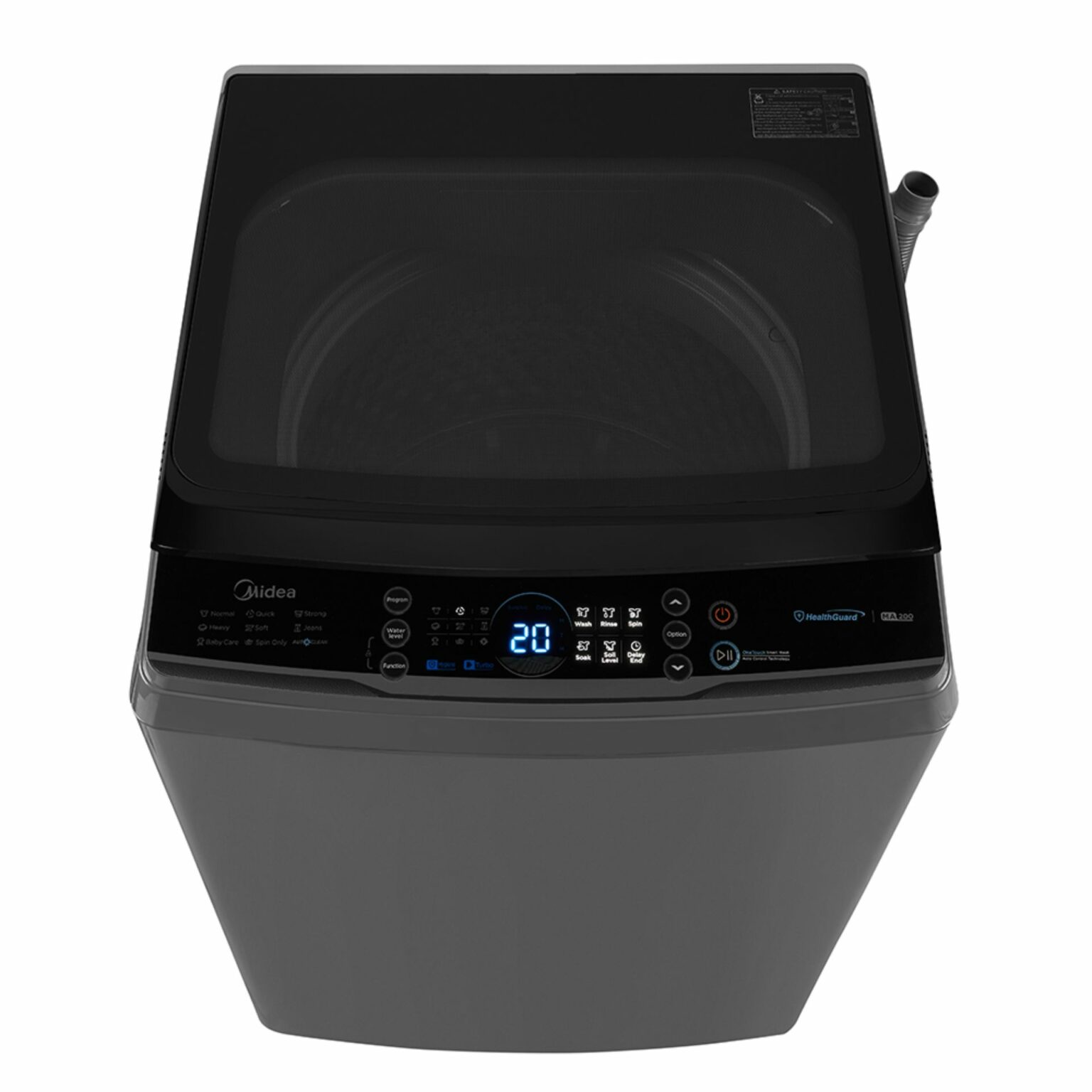 MIDEA 8KG TOP LOAD FULL AUTO WASHING MACHINE MA200W80/G - Goodluck Africa