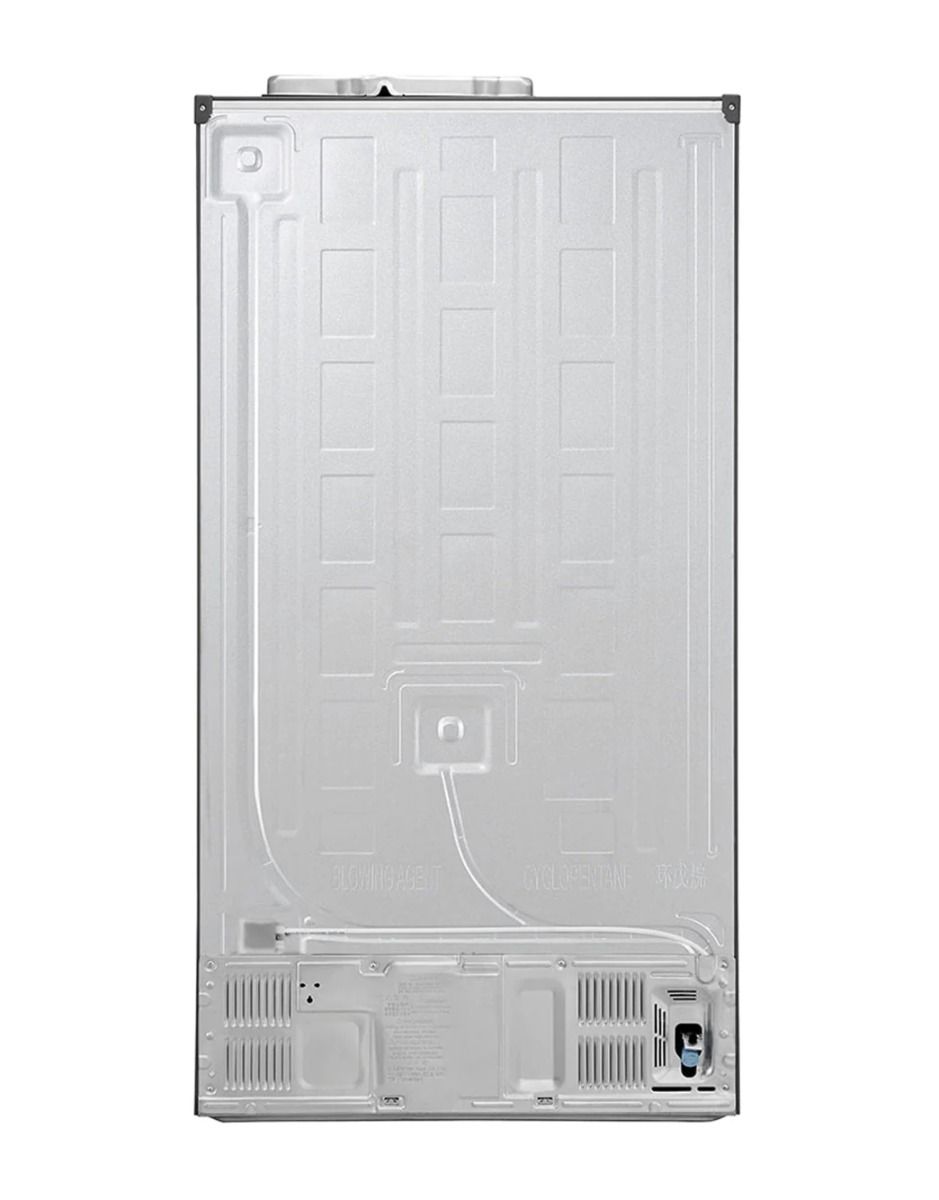 LG 668LTR Side by Side Refrigerator , Platinum Silver, Smart Inverter compressor GR-L247SLKV