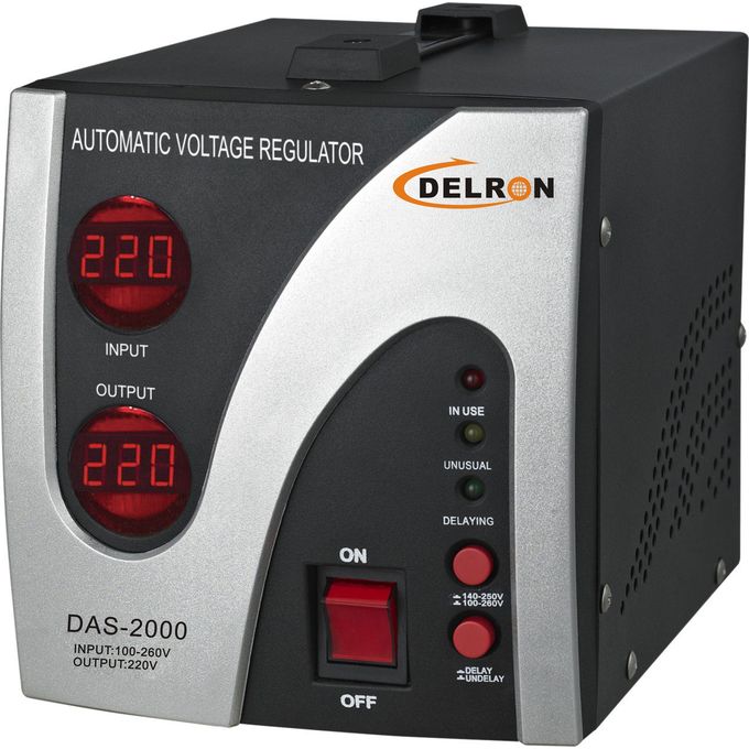 Delron DAS-2000 Digital Display Automatic Voltage RegulatorStabilizers – 2000VA