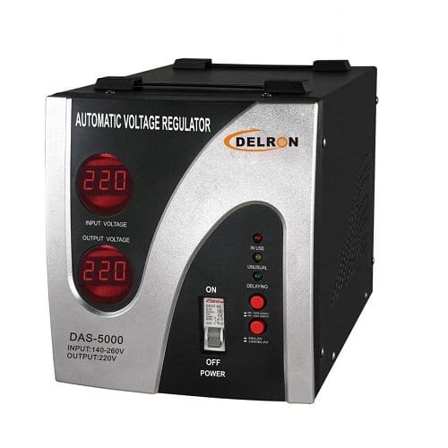 Delron DAS-5000 Automatic Voltage RegulatorStabilizer with Digital Display- 5000VA