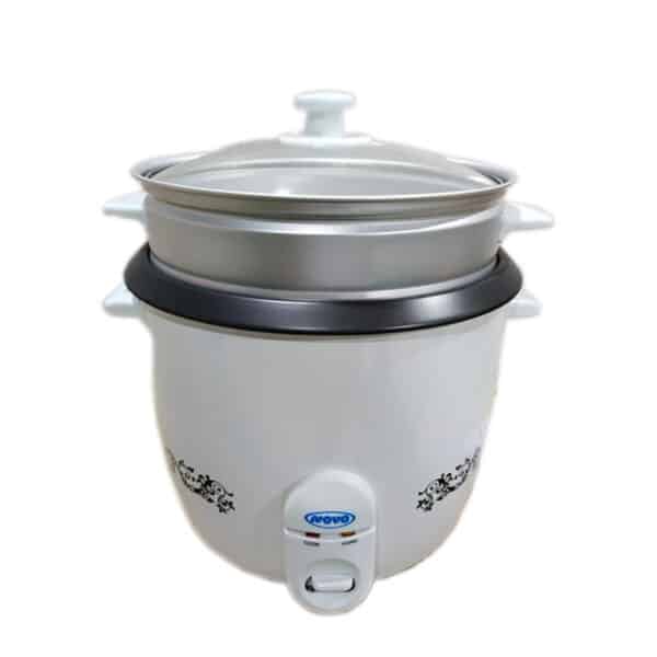 Novo 1.8L Rice Cooker with Steamer