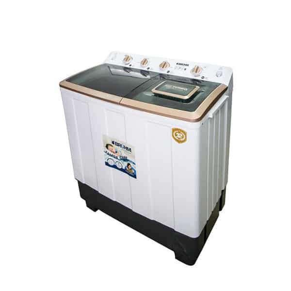 Bruhm 14kg Twin Tub Semi Automatic Washing Machine BWT-140