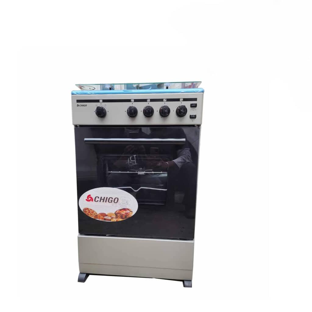 Chigo 4 Burner Gas Cooker 50x50 Oven and Grill
