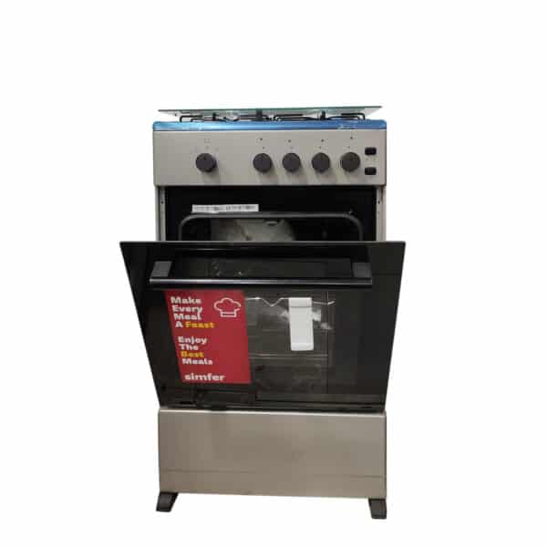 Simfer 4 Burner Gas Cooker 50x50 Oven and Grill