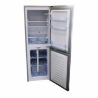 Suzika 195 Liters Double Door Bottom Freezer Fridge Sz28U-Silver - Image 2