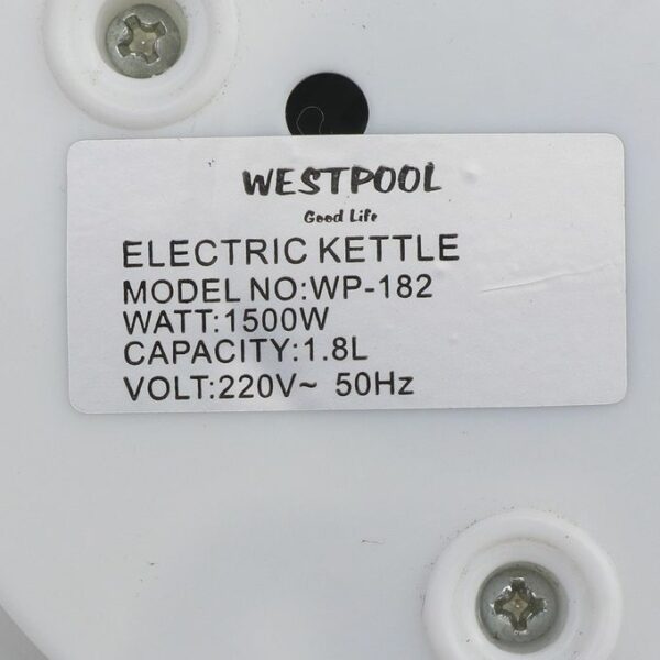 Westpool 1.8Liters Electric Kettle WP-182 BlueWhite