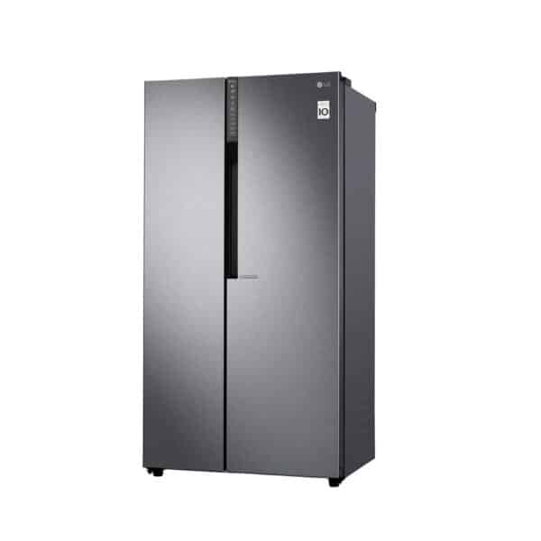 LG 613Ltrs Side by Side Refrigerator, Dark Graphite, Inverter Linear Compressor, Mega Capacity, Smart Diagnosis™