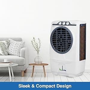Sleek and compact design air cooler