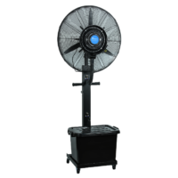 26 inch Misting Fans for Outside, Cool Mist Fan, Portable Misting Fan, 3 Cooling Speeds, 42L Water Tank, for Industrial, Commercial, Residential and Lifting mist fan,