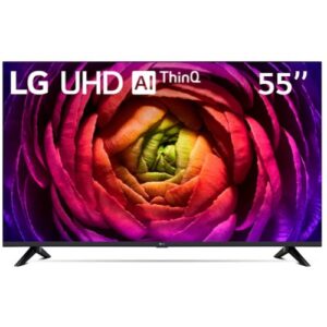 LG 55" UHD 4K Smart TV, HDR WebOS, Smart AI 55UR73006LA