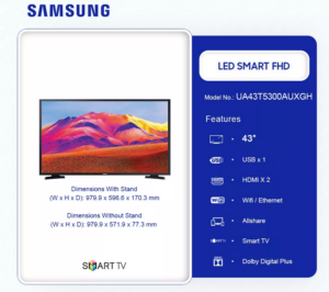 Samsung 43 LED FHD SMART TV -2