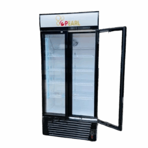 Pearl Pvc 622"Double-Door-Display Fridge